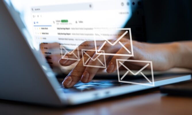 Email,Marketing,Concept.,Business,Communication,Via,Email,,Company,Sending,E-mails